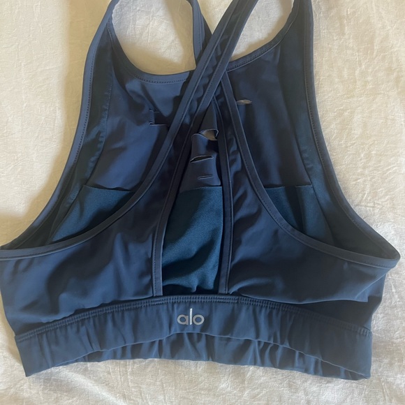 Alo Rip Warrior Bra (blue color) - Picture 3 of 4